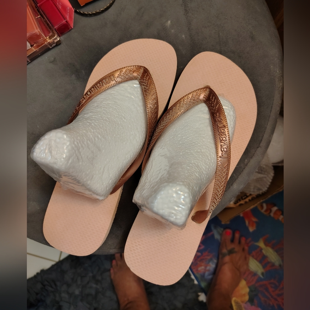 Havaianas Women's Sandals in Ballet Rose/ Top Tiras/ SZ 11_12/41 42/NWOT/ Info